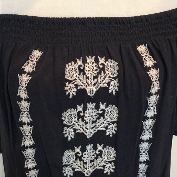 Loft navy and white dress/coverup size XS - Picture 2 of 6